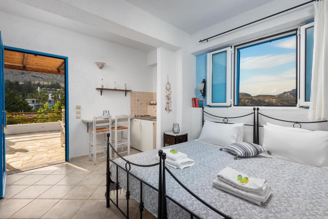 Agnanti Beach Apartments Archangelos  Bagian luar foto