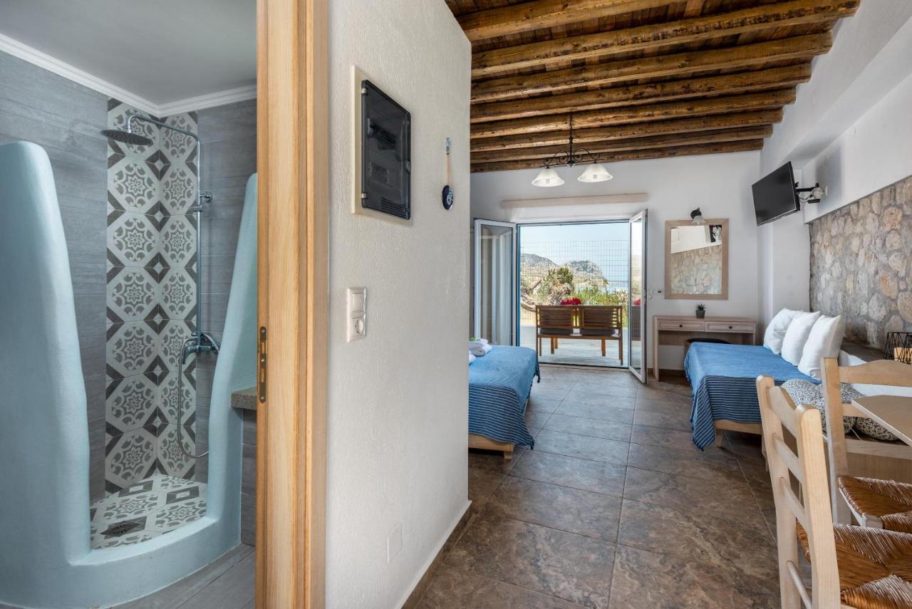 Agnanti Beach Apartments Archangelos  Bagian luar foto
