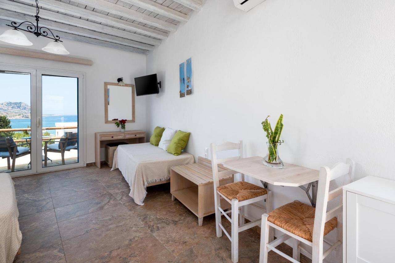 Agnanti Beach Apartments Archangelos  Bagian luar foto
