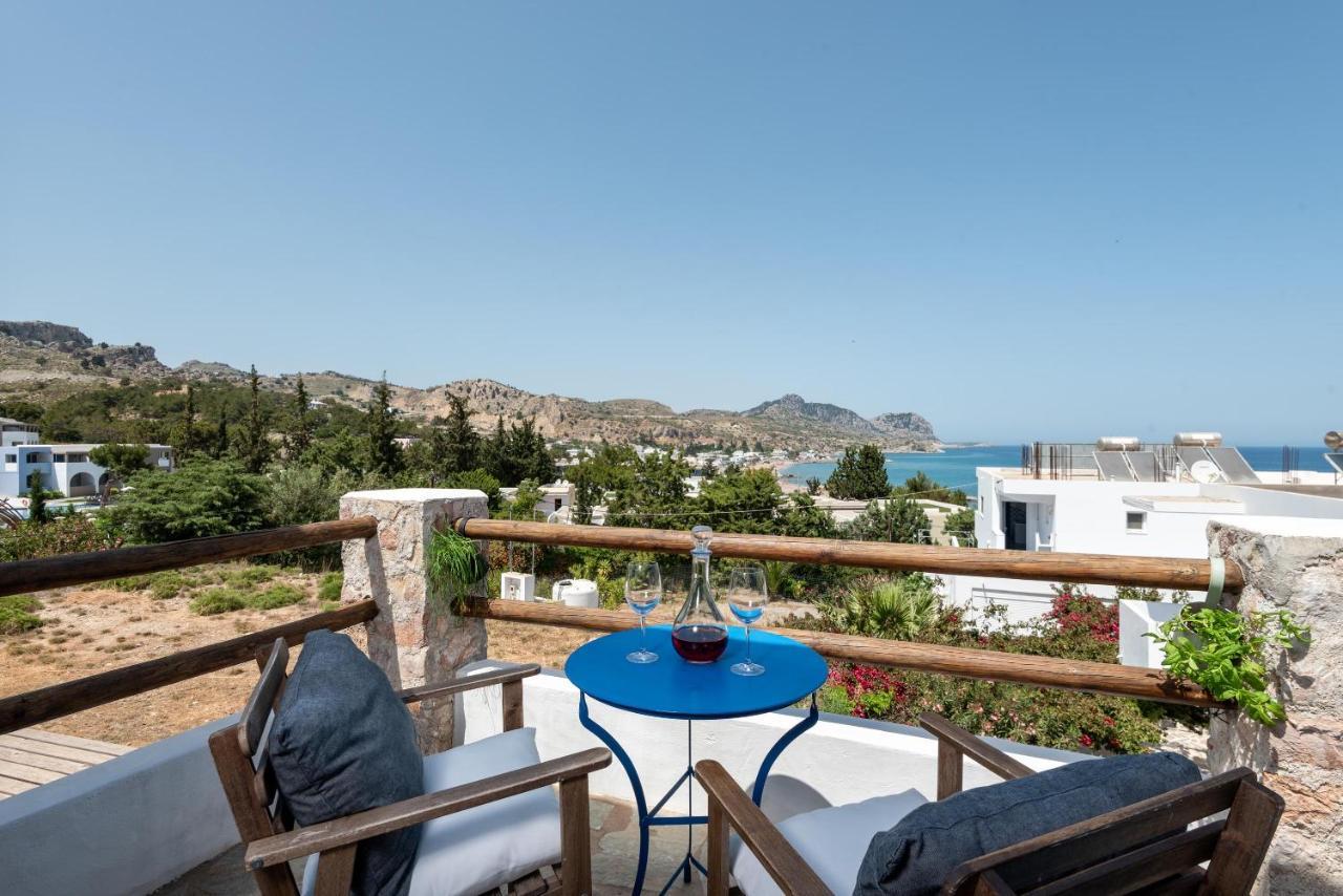 Agnanti Beach Apartments Archangelos  Bagian luar foto