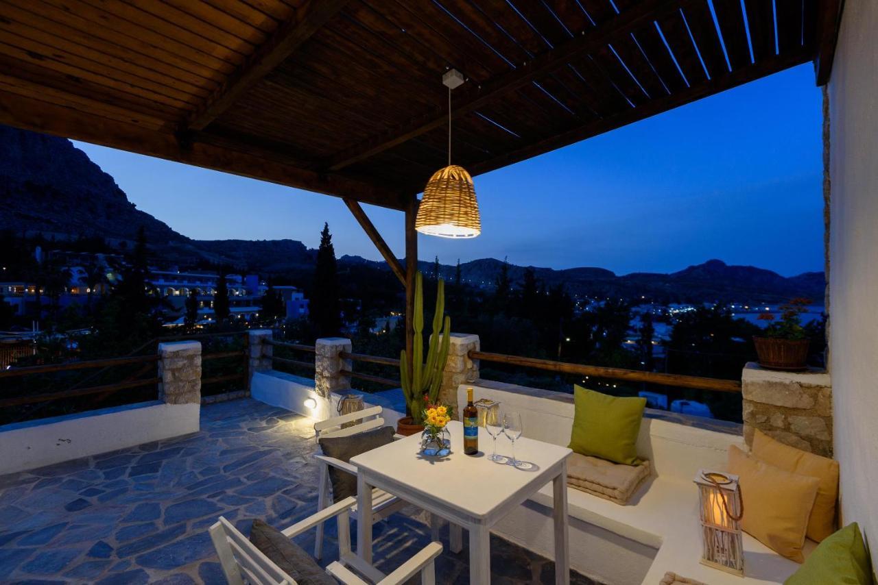 Agnanti Beach Apartments Archangelos  Bagian luar foto