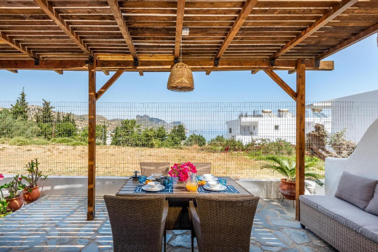 Agnanti Beach Apartments Archangelos  Bagian luar foto