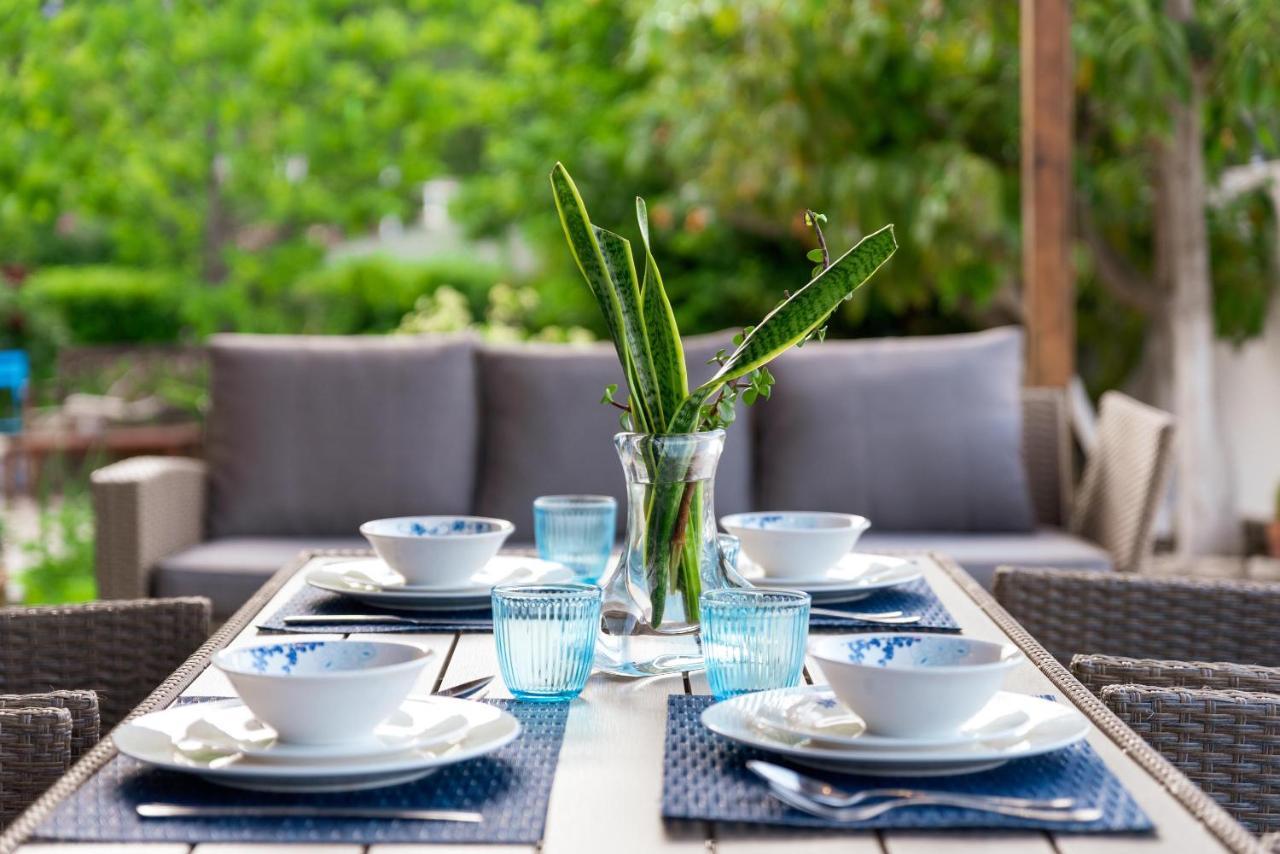 Agnanti Beach Apartments Archangelos  Bagian luar foto