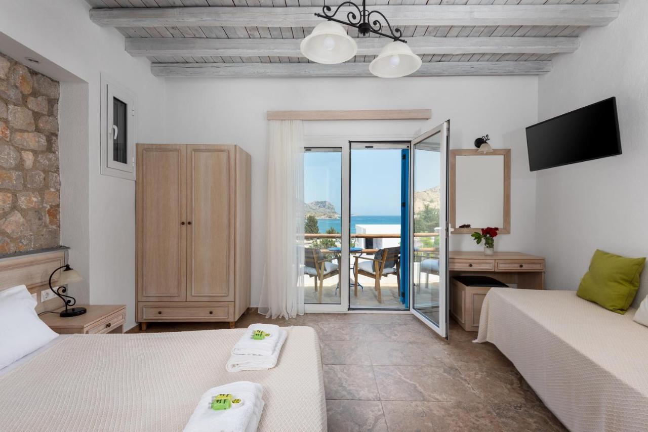 Agnanti Beach Apartments Archangelos  Bagian luar foto